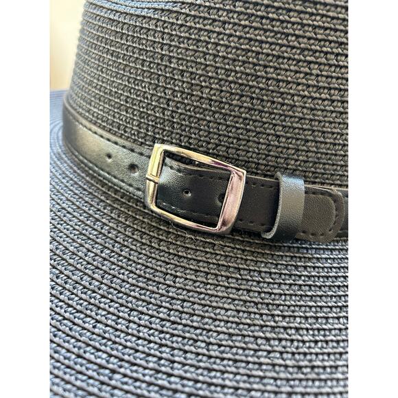 Panama Beach Hat Adjustable Fit Detachable Chin Strap Unisex Sun Hat UPF 80+ NWT - Picture 4 of 11